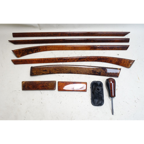1997-2003 BMW E39 5-Series Factory Dashboard Doors Wood Trim Set Vavona OEM