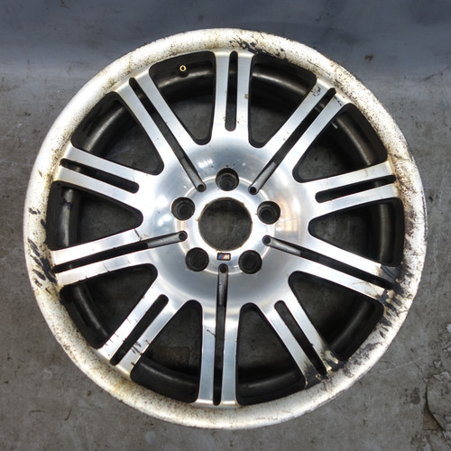 Damaged 2001-2006 BMW E46 M3 19x8 Style 67 M Double Spoke Front Wheel OEM