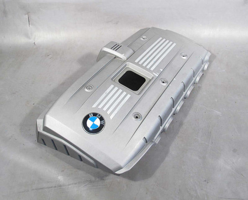 BMW N52 I6 Early Plastic Engine Coil Cover w Emblem 2006-2007 E60 E90 Z4 USED OE