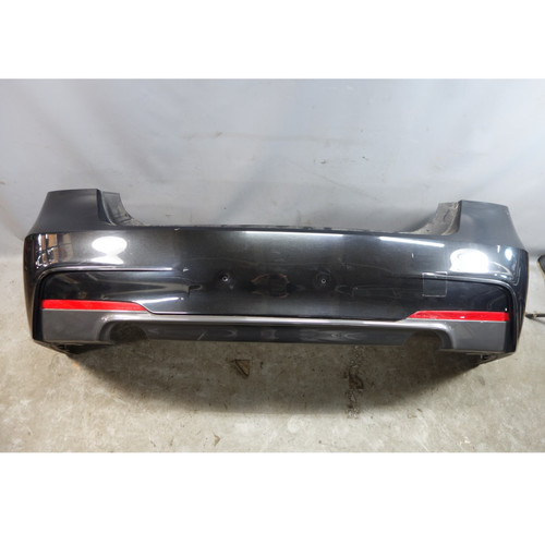 2012-2018 BMW F30 3-Series Factory Rear M-Sport Bumper Cover Panel Black OEM