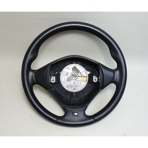 2000-2002 BMW Z3 ///M M Sports Leather 3-Spoke Steering Wheel Black OEM