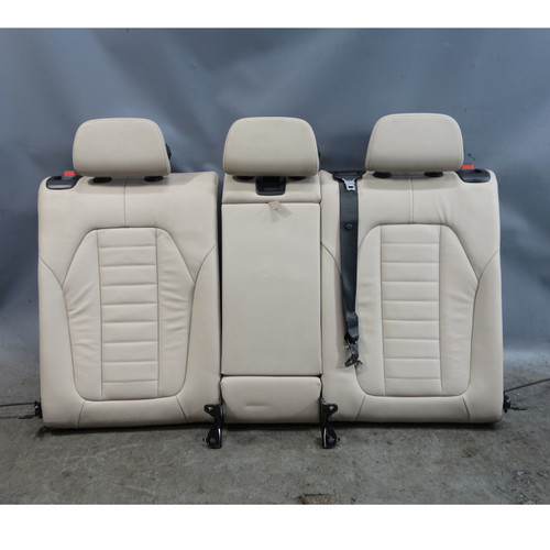18-24 BMW G01 X3 F97 X3M Rear Seat Backrest Assembly Oyster Beige Leather OEM