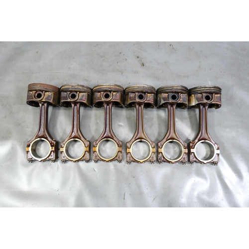 BMW E46 3-Series X3 3.0L M54b30 6-Cylinder Piston and Connecting Rod Set of 6 OE