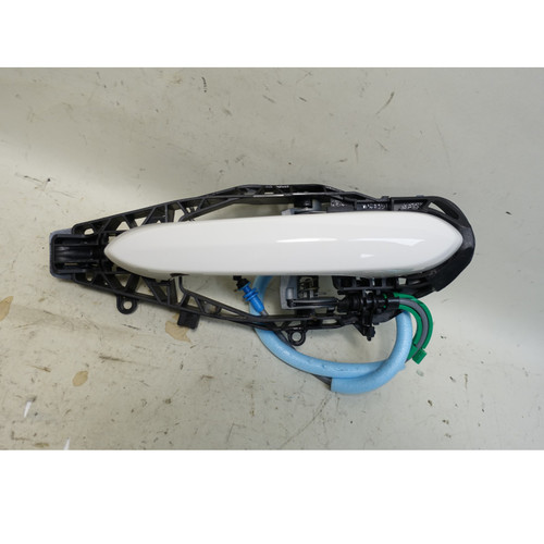2018-2024 BMW G01 X3 G02 X4 Left Rear Ext Door Handle Comfort Alpine White OEM