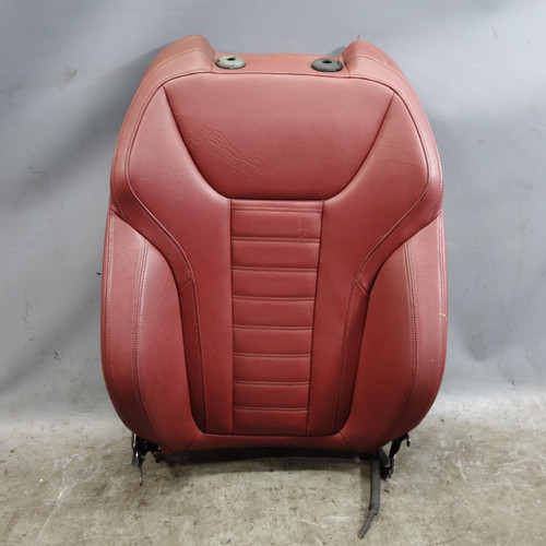 2021-2024 BMW G22 4-Series G42 Coupe Front Right Seat Backrest Assembly Red OEM