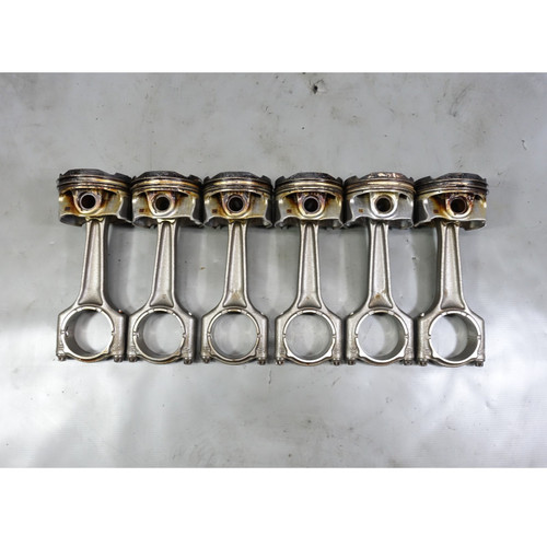 19-23 BMW G30 540i 840i X5 B58 Engine Piston and Connecting Rod Set of 6 36k OEM