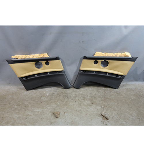 08-13 BMW E93 M3 Convertible Rear Interior Lateral Trim Panel Bamboo Beige OEM