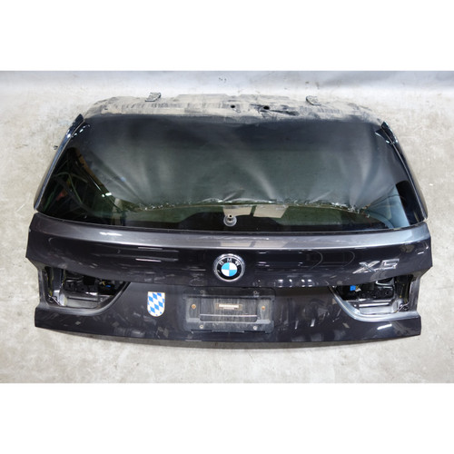 2014-2018 BMW F15 X5 F85 Rear Trunk Hatch Lid w Glass Sophisto Grey OEM