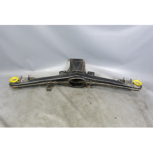 Modified 1983-1988 BMW E28 5-Series E24 Factory Rear Subframe Axle Carrier Cross Modified 1983-1988 BMW E28 5-Series E24 Factory Rear Subframe Axle Carrier Cross