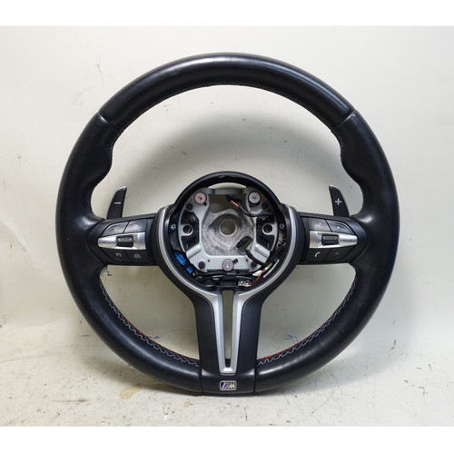 15-20 BMW F80 M3 F83 M4 Factory M Sports Leather Steering Wheel Paddles Heat OEM