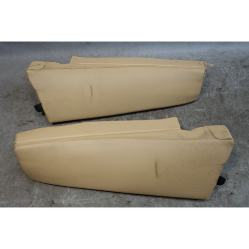 Damaged 15-20 BMW F83 M4 Convertible Rear Seat Side Bolster Pair Sonoma Beige OE