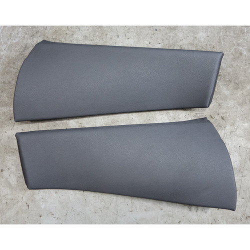 11-17 BMW F25 X3 SAV Rear Seat Backrest Side Bolster Pad Pair Black Vinyl OEM