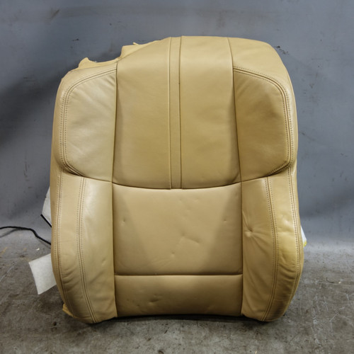 08-13 BMW E93 M3 Convertible Right Front Seat Backrest Bamboo Beige Leather OEM