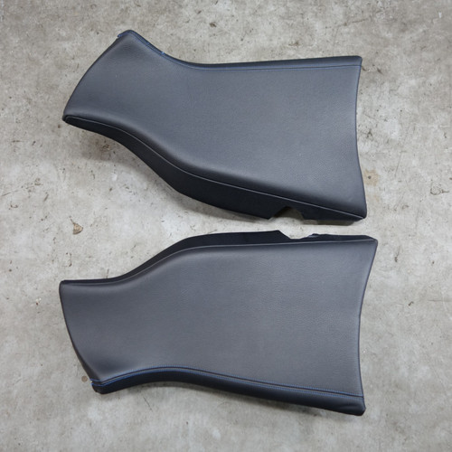 14-20 BMW F36 4-Series Gran Coupe Rear Seat Side Bolster Pair Black Leather OEM