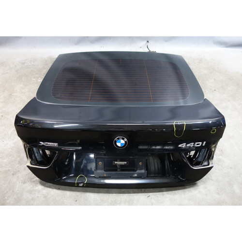 14-20 BMW F36 4-Series Gran Coupe Rear Hatch Back Trunk Lid w/ Glass Black OEM