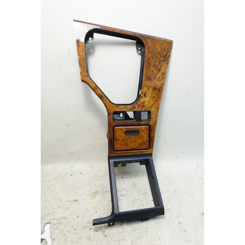 Damaged 1997-2003 BMW E39 5-Series Vavona Wood Center Console Trim Panel OEM