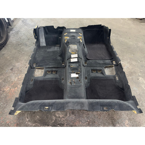 2005-2010 BMW E60 E61 5-Series Black Interior Carpet Floor Covering Set OEM