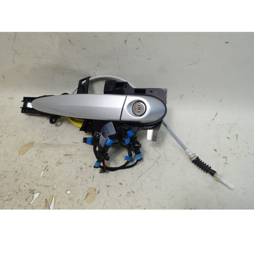 08-13 BMW E82 E88 1-Series Left Driver Exterior Door Handle Titanium Silver OEM