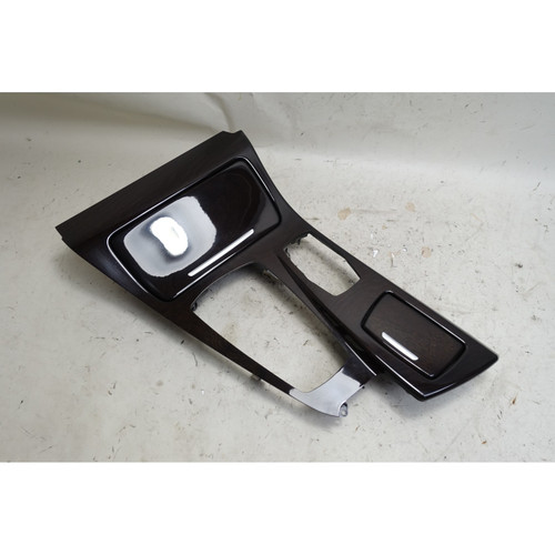 2011-2016 BMW F10 5-Series Center Console Brown Ash Grain Wood Trim Cover OEM