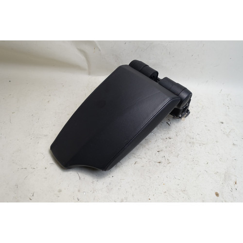 08-13 BMW E88 1-Series Convertible Front Center Armrest Black Leather Phone OEM