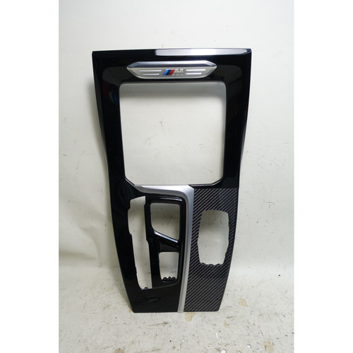 2018-2021 BMW X3M X3 F97 G01 Center Console Trim Cover Carbon Fiber OEM