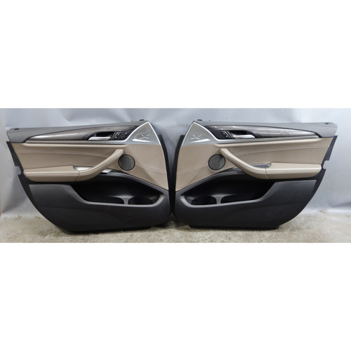 20-24 BMW F97 X3M X4M Front Interior Door Card Panel Pair Adelaide Grey OEM