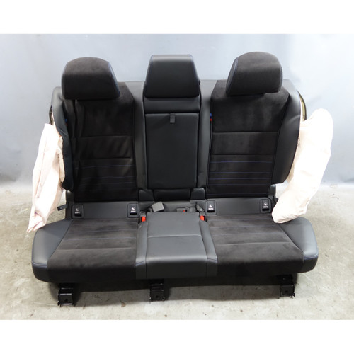 Damaged 24-25 BMW U10 X2 Rear Seat Assembly Black Alcantara M Sport Leather OEM