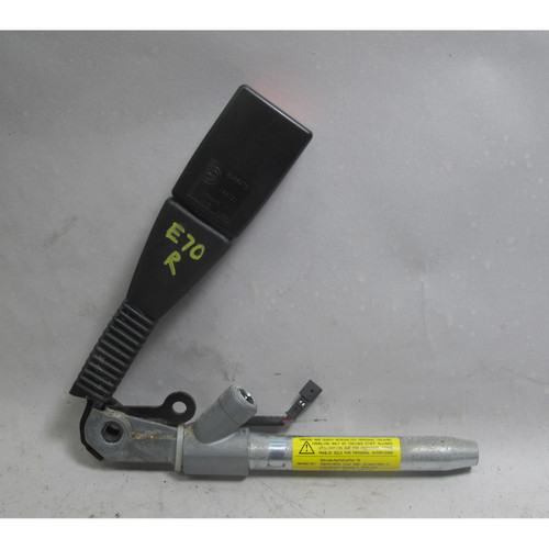 07-13 BMW E70 X5 X6 Lower Right Front Passengers Seat Belt Buckle Genuine OEM