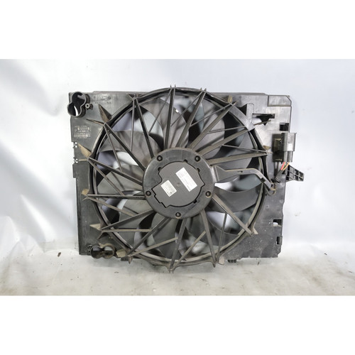 Damaged 2006-2010 BMW N62TU 4.8L V8 Factory Engine Cooling Fan with Shroud OEM