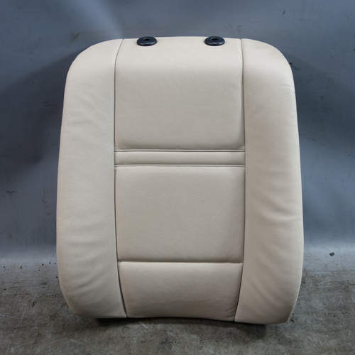 08-14 BMW E70 X5 X6 Front Right Seat Backrest Cushion Oyster Beige Leather OEM