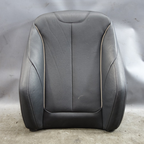 16-19 BMW F30 3-Series F31 Right Sport Seat Backrest Cushion Black Leather OEM
