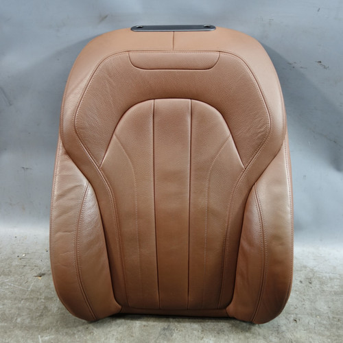 15-19 BMW F15 X5 F16 X6 Front Left Comfort Seat Cushion Terra Brown Leather OEM