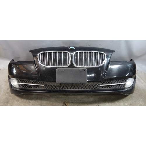 2011-2013 BMW F10 5-Series PDC Front Bumper Cover Trim Black Sapphire OEM