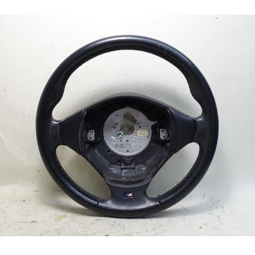 Damaged 1999-2002 BMW Z3 M Sports Leather Steering Wheel Black OEM