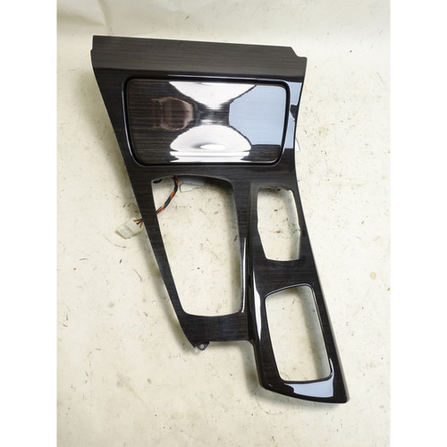 2011-2016 BMW F10 5-Series Front Center Console Wood Cover Anthracite OEM