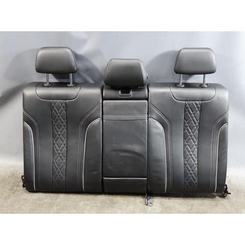 17-23 BMW G30 5-Series Rear Seat Upper Backrest Folding Black Napa Leather OEM
