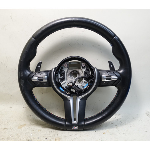 BMW F80 M3 F83 M4 M Sport Leather Steering Wheel Paddles Heated OEM 2015-2020