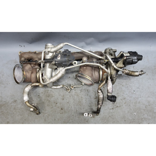 2015-2021 BMW F8X M3 M4 M2 S55 6cyl Turbocharger Pair Bank 1 and Bank 2 90k OEM