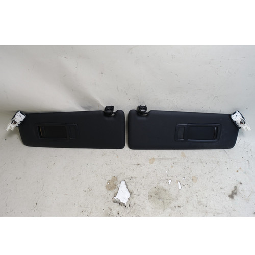 BMW F30 F32 3-Series 4-Series Front Sun Visor Pair Black OEM 2012-2020