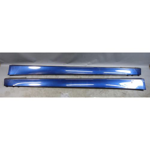 2012-2019 BMW F30 3-Series F31 4door Side Skirt Rocker Panel Trim Pair Blue OEM