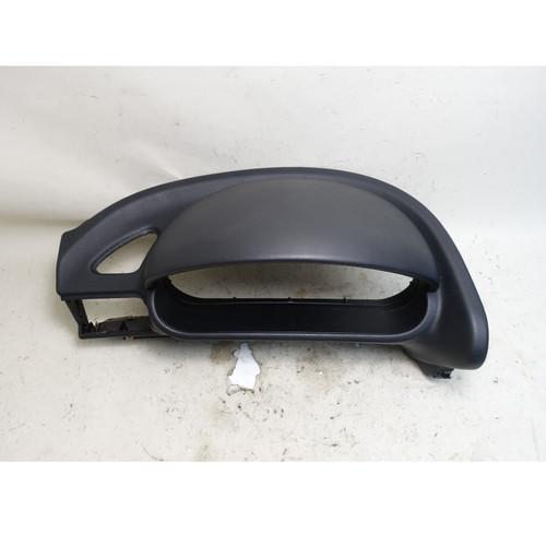 1996-2002 BMW Z3 Left Driver's Dash Cluster Dome Trim Black Vinyl OEM