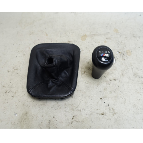 1996-2002 BMW Z3 ///M 5 Speed Shifter Knob Boot Black Leather Factory OEM