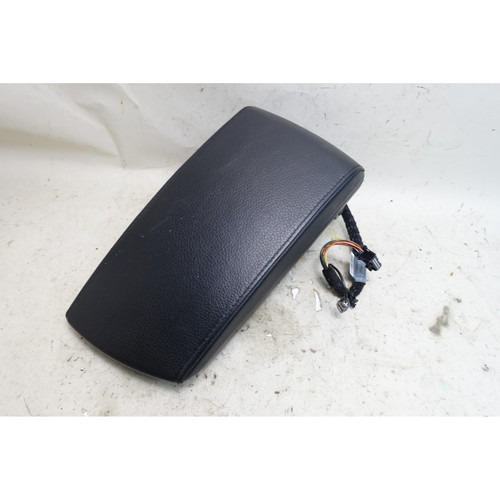 BMW E83 X3 Factory Front Center Armrest Black Leather 2004-2006 OEM