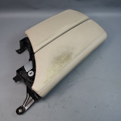 11-16 BMW F10 5-Series Center Console Armrest Doors Ivory White Napa Leather OEM