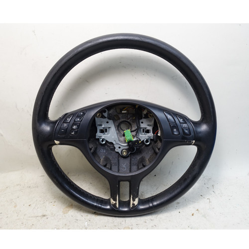 BMW E46 3-Series Sport Leather Steering Wheel Multifunction 2000-2006 OEM