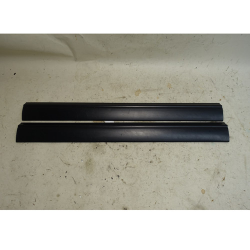 Damaged BMW Z3 Roadster Coupe Interior Door Sill Cover Pair Black 1996-2002 OEM