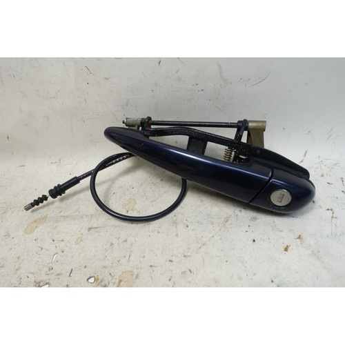 BMW E46 3-Series 2dr Left Exterior Door Handle Orient Blue 317 2001-2006 OEM