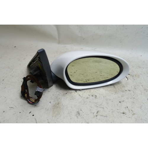 Damaged BMW Z4 E85 E86 Passenger Right Mirror Alpine White 2003-2008 Factory OEM