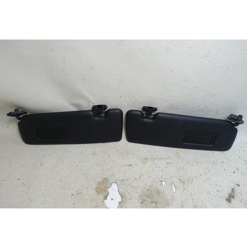 Damaged BMW E46 3-Series Convertible Sun Visor Pair Black 2000-2006 OEM