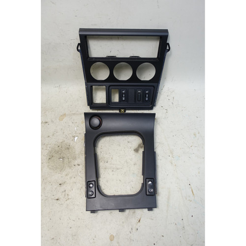 BMW Z3 Roadster E36/7 Front Center Console Trim Cover Set Black 1996-1999 OEM